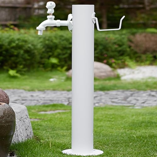 304 Stainless Steel Outdoor Water Column, Freeze-Proof Faucet with Spray Gun for Efficient Backyard Irrigation and Washing, Durable Garden Watering Solution