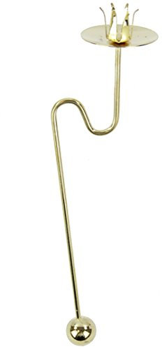 Balancekerzenhalter Baumkerzenhalter Pendel Balance-Lichthalter gold 19,5 cm