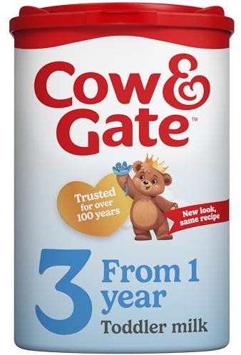Cow & Gate 3 Toddler Baby Milk Powder Formula, 1-2 Years, 800g - Packaging May Vary