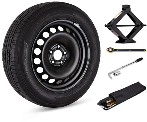 16” Full size steel spare wheel & 215/65R16 tyre + tool kit compatible with Dacia Duster (2010-Present Day)