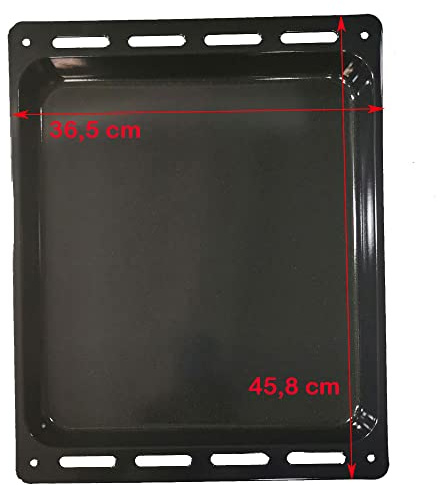 Marel Shop® - Vassoio Leccarda per Forno Larghezza 36,5cm Lunghezza 45,8cm compatibile con Candy Hoover Zerowatt per Modelli: FCE613X - FCE625XL - FCE645X - FCE848VXWIFI