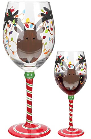 UPKOCH Weihnachtlicher Kristallweinglas Mit Dekorativem Design Für Cocktails Wasser Und Wein Hochwertiger Goblet Für Festliche Anlässe Und Partys Als Weihnachtszeit