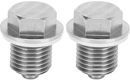 1 Paar M14 Ölablassschraube, Magnetische Ölablassschraube M14x1,5 Edelstahlteilersatz