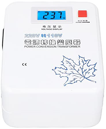 Trasformatore 1000 W Step Down 220 V a 110 V Monofase Protezione Sovraccarico Ad Alta Efficienza Convertitore di Tensione Convertitore di Potenza CA Raffreddamento (Spina