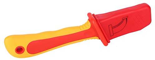 Pelacables con Cuchillo de Electricista Aislante con Cuchillas Antimagnéticas y Mangos Antideslizantes