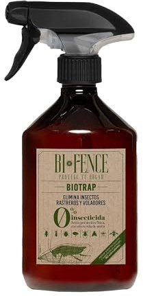 BIFENCE Biotrap BIO con 0% insecticidas, elimina por acción física. Chinches de cama, chinche apestosa, hormigas