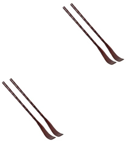 SOLUSTRE 4stücke Holz Rückenkratzer Kreative Klauenform Für Entspannung Und Selbstmassage Rote Runde Ausführung Für Müheloses Kratzen An Schwer Erreichbaren Stellen