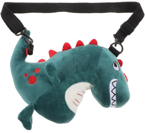 Holibanna Kindergeldbörse Cartoon Dinosaurier Kleiner Münztasche Aus Plüsch Weich Leichtes Reiseaccessoire Für Kinder