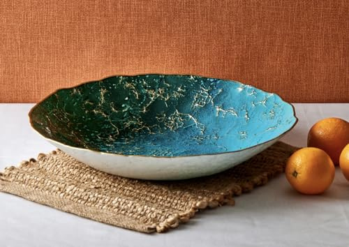 Anton Studio Designs - Bol lagon marbré – Beau bol décoratif