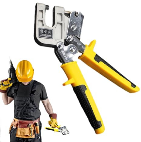 Herramienta de crimpado de canal, abrazadera de perforación de perno de metal, crimpadora de pernos, crimpadora, abrazadera de perforación de perno con mango antideslizante para técnica de fijación y