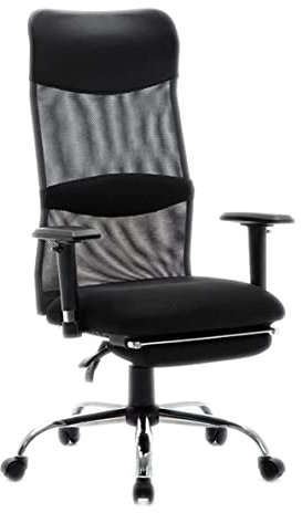 TOTIKI Schreibtischstuhl Schreibtischstuhl Computerstuhl Home Mesh Atmungsaktiver Bürostuhl Liegende Rückenlehne Gaming-Stuhl Pausensitz Bürostuhl(Black)