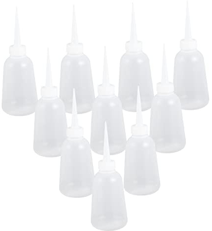 Alipis Set Di Flaconi Dosatori Per Colla Liquida Da 250 Ml Bocca Larga Per Una Facile Applicazione E Pulizia