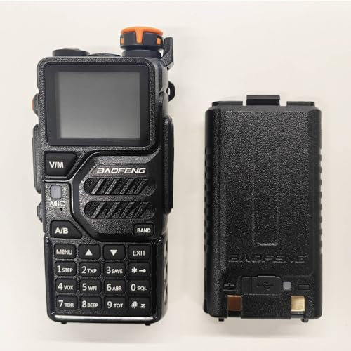BAOFENG K5PLUS 10 W Dualband-Walkie-Talkie, 10W UHF-VHF-Handfunkgerät mit großer Reichweite und Airband, 2500 mAh Akku mit USB-C-Anschluss, 999 Kanäle, Frequenzkopie, Verschlüsselung, CHIRP-kompatibel
