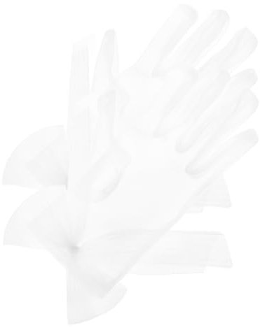 WRITWAA 1paar Damen Kurzhandschuhe Spitze Mit Blumenmotiv Und Perlen Für Teeparty Halloween Fingerlose Handschuhe Mit Schleife
