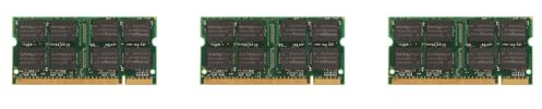 Xnuiasqe 3 x Memoria RAM DDR 1 GB para ordenador portátil SODIMM DDR 333 MHz PC 2700 200 Pin para Notebook Sodimm Memoria