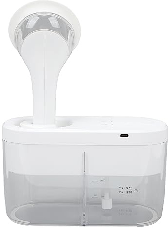 Fdit Outil de Nettoyage D'eau D'irrigation D'oreille Rechargeable, 4 Modes de Nettoyage, Nettoyeur de Conduit Auditif avec Buses en Silicone Réutilisables pour Usage Domestique (Ensemble blanc)