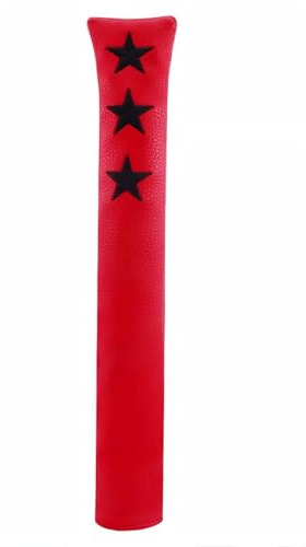 Oxxggkao PU Cuoio Golf Club Protector Allineamento Stick Covers Star Pattern Golf Allineamento Stick Cover Custodia Titolare Forniture Golf Club Headcover