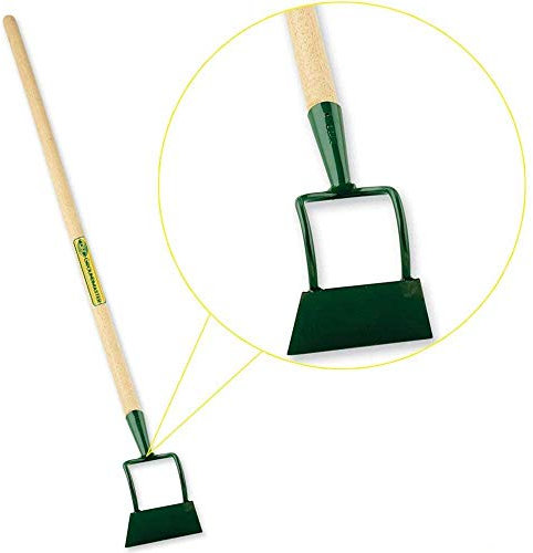 GroundMaster Draw Hoe - 54 Ash Handle Versatile Strong Steel Garden Tool