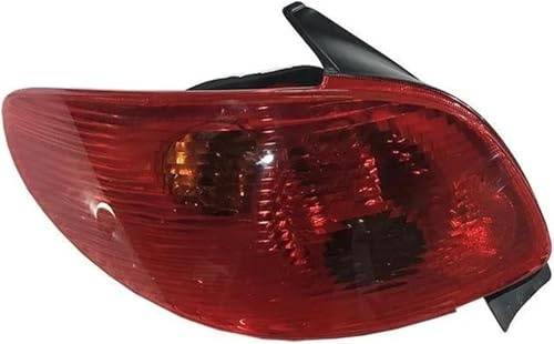 Generisch Auto-Rücklicht-Baugruppen Für Peugeot 206 2004-2008 Rücklicht Montage Drehen für signal Bremslicht(Left)