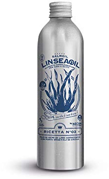 Linseaoil Ricetta 3 Alimento Complementare per Cani e Gatti a Base di Olio di Semi di Lino ed alga Schizochytrium - 250 ml