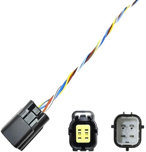 IXGKHC Sensor de oxígeno O2 Conector 4 arnés de cableado de repuesto para Nissan Micra March Note E11 Tiida Qashqai NV200 05-14