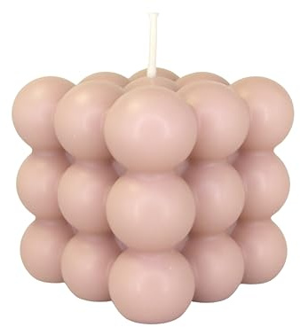 candlery. | Bubble Candle | Rapswachs | Vegan&Handmade | Design-Kerzen | Made in Germany | Kerzenmanufaktur aus dem Münsterland (1, Rose)