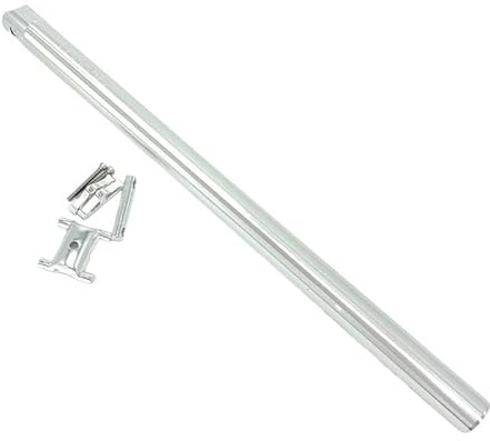 wanhaoaony Sattelstütze Gefedert Litepro für Birdy 34,9 mm 600 mm Aluminiumlegierung Schwarz Silber (Light Grey)