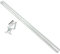 wanhaoaony Sattelstütze Gefedert Litepro für Birdy 34,9 mm 600 mm Aluminiumlegierung Schwarz Silber (Light Grey)