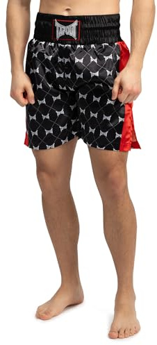 Tapout Herren Brawley Boxhose, Black/Red/Grey, L