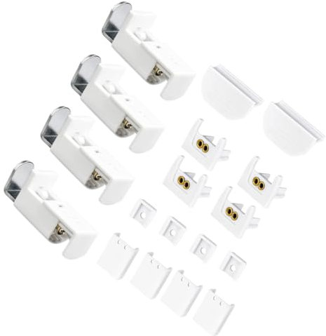 Artibetter Vorhangbeschläge Kunststoff Montageklammer Satz Vielseitiges Rollozubehör Mit Halterung Zum Fenster Jalousie Ersatzteile