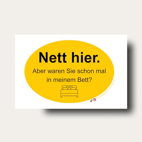 Malle Sticker Nett hier I Freundebuch Mallorca Aufkleber I Festival Stickerset I Party Sticker I 1 Design (50)