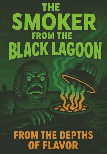 The Smoker from the Black Lagoon: From the Depths of Flavor – A Horror-Themed Blank Recipe & Smoker Log