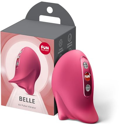 Fun Factory Belle | vibratore ad onde di pressione per donne | stimolazione del clitoride senza contatto | 11 livelli di intensità | silicone delicato sulla pelle | impermeabile IPX7