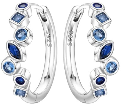 CYMYSS örhängen silver 925 kreolsk silver 925 silver örhängen dam 925 små kreoler silver 925 sterling silver örhängen ring örhängen för kvinnor, Gemeinsam (Verwendung), Sterlingsilver, Ingen ädelsten