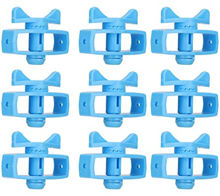 CHICIRIS Tenditore per Recinzione Elettrico, Confezione da 50 Tendifilo per Tendicavo per Recinzione per Elettronico di Allevamento di Animali, Blu