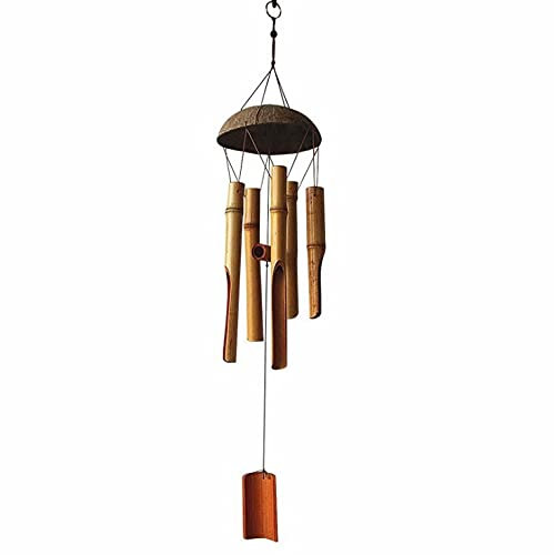 QUNINE Windspiel für den Außenbereich, handgefertigt, Holz, Klassische Musik, Windspiele für Garten, Terrasse, Heimdekoration, Geburtstagsgeschenk, Glocken