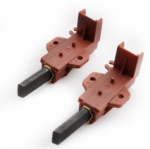 RUNCCI-YUN 2Pezzi Carbonio Spazzole,Spazzole di Carbone Per Utensili Elettrici,Sostituzione Della Spazzola di Carbone Per Generico Motore Elettrico per lavatrice motore （rosso ）