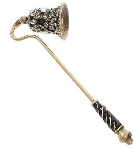 Cabilock extincteur à Bougie éteignoir de Bougie Vintage éteignoir Bougies Chauffe-Plat mèche Tondeuse Outil d'extinction de Bougie éteignoir Bougie Unique Nordique Positionner Antique Pot