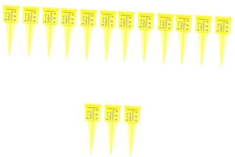 Kisangel Lot de 5 Pluviomètres Dextérieur en Plastique pour Une Précise des Précipitations (3 Pièces X 5)