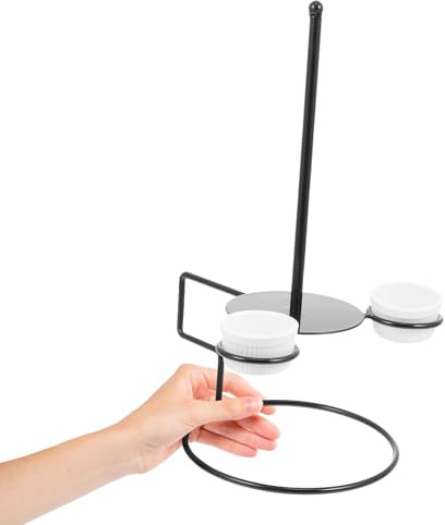 COLLBATH Donut Display Stand Stainless 13.8 Inch Detachable Rack for Children Party Holiday Dessert Holder
