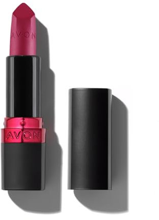 Avon Ultra Matte Lipstick Ravishing Rose with Vitamin E, Avocado Oil and Sesame Oil for Comfortable Coverage that Won't Cake, Crack or Dry, Cruelty Free