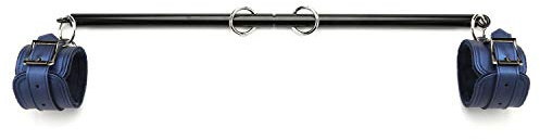 Exercise Bar Sports Bars Adult Play Heavy Duty Rose Yoga Pilate Bar for Bedroom with Black Adjustable Straps, Leg Spreader Bar for Bedroom Home, Training Fitness Gear