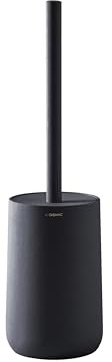 COSMIC Spazzolone WC, Collezione Saona, Colore Negro, 36 x 9,5 x 9,5 cm