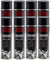 ECI 8 x Auto Lackspray Dose Sprühlack Schwarz Matt Spraydose 500ml