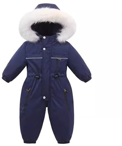 Générique Combinaisons de Ski Fille, Combinaison de Ski pour garçons et Filles Combinaison d'hiver Vestes GarçOn Coupe-Vent Imperméable Fille Hiver 5-10 Ans