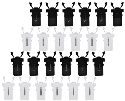 24pcs Plastic Universal Press Latch for Trash Can Replacement | Self-locking Push Fit, Easy Bag-change Support, Practical Versatile Design for Storage Accessories