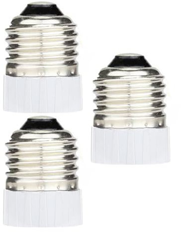 FINELED Lampenfassungs-Adapter, E26 / E27 auf MR16 / MR11 / G4 / G6.35 / Gu5.3, 3 Stück