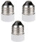 Fineled, adattatori per lampadina, da E27 a MR16 G5.3 (confezione da 3)