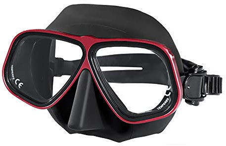 Tomyeer Anti-Beschlag-Schnorchel-Set, gehärtetes Glas, Tauchmaske, Panorama-Taucherbrille für Damen und Herren