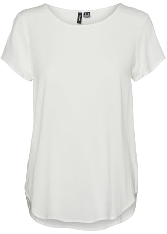 VERO MODA Damen VMBELLA SS WVN GA NOOS Top, Snow White, XXL